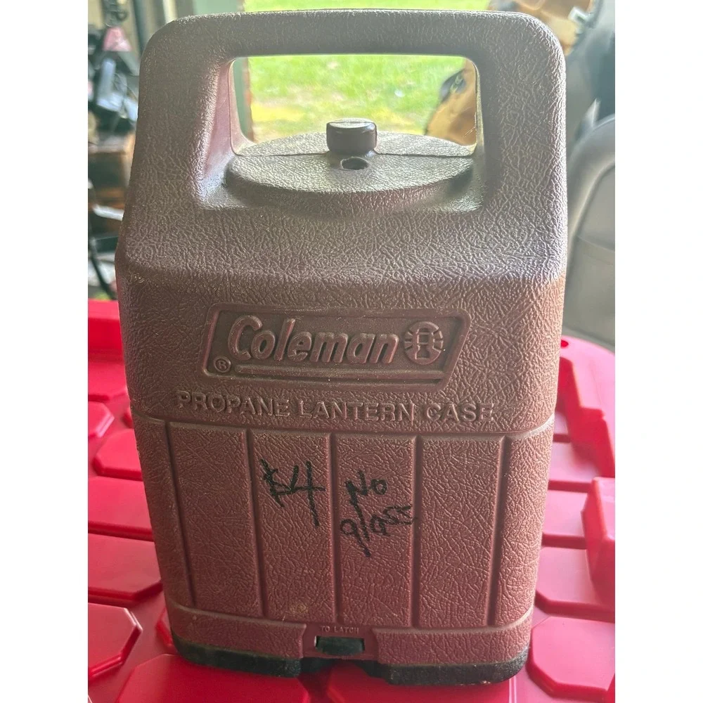 Coleman Propane Lantern Coleman Propane Lantern Case Vintage Camping Storage Box